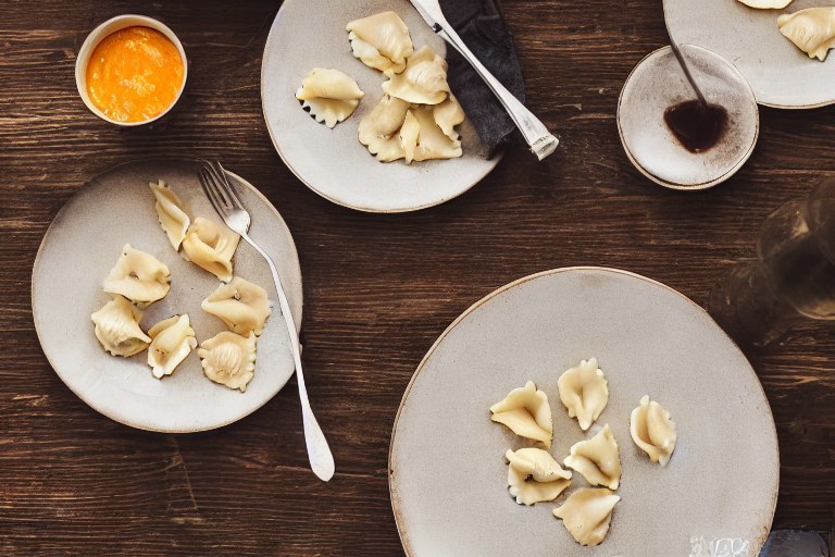 Kürbis-Ravioli mit Salbei