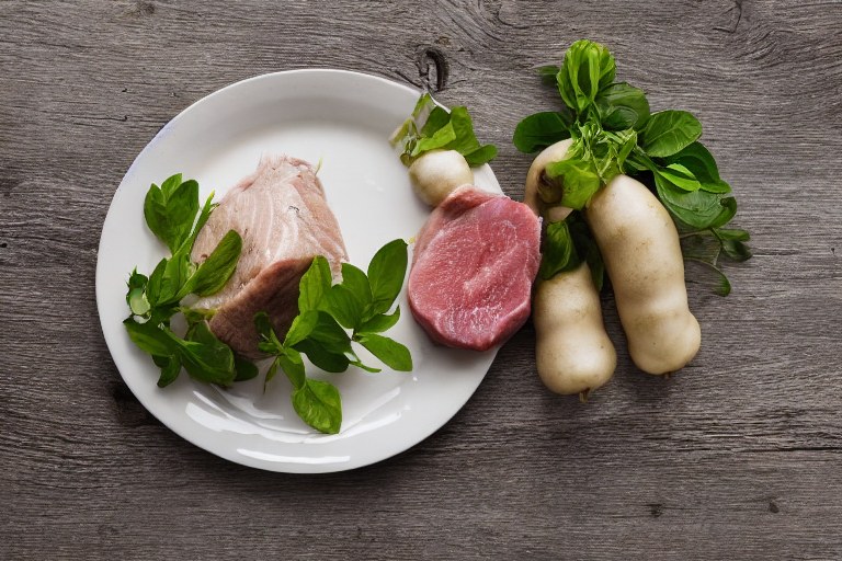 Lammlachs mit Fenchel